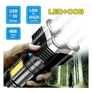 Linterna Recargable Usb Superpotente Tatica Led Linterna Recargable Usb Superpotente Tatica Led