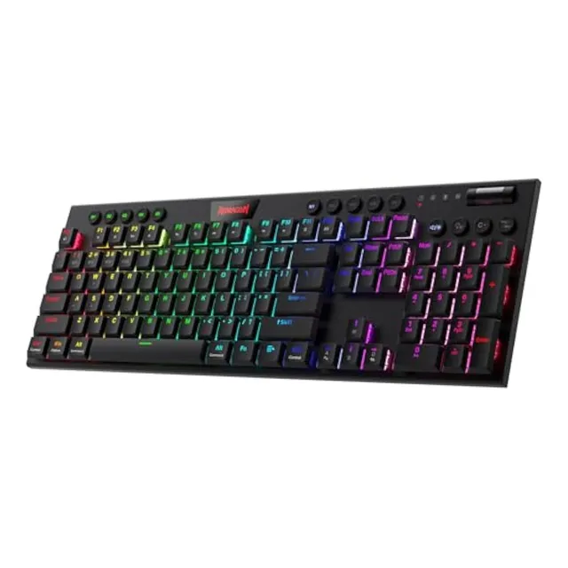 Redragon K618 Pro Teclado Mecánico Rgb Inalámbrico