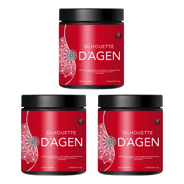 Colágeno Quemador De Grasas Natural D Agen Silhouette X3