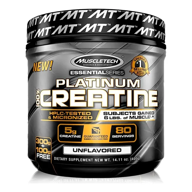 Creatina Muscletech 400gr Creatine Platinium - Tienda Fisica