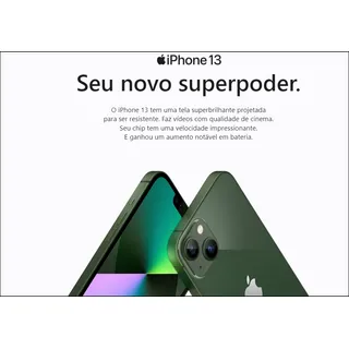 Apple iPhone 13 (128 Gb) Meia-noite - Excelente (Recondicionado) Apple iPhone 13 (128 Gb) Meia-noite - Excelente (Recondicionado)