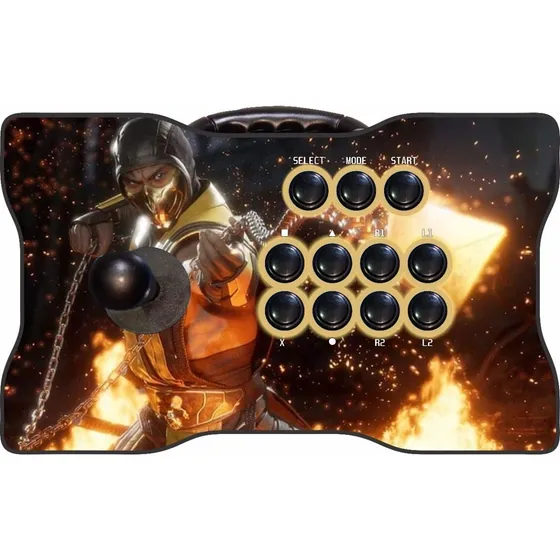 Controle Arcade Para Ps2 Com Fio Jogos De Luta E Emuladores