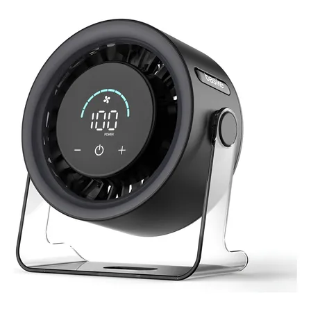 Mini Ventilador De Portátil 30db 5000mah(7h Máx) 100 Níveis