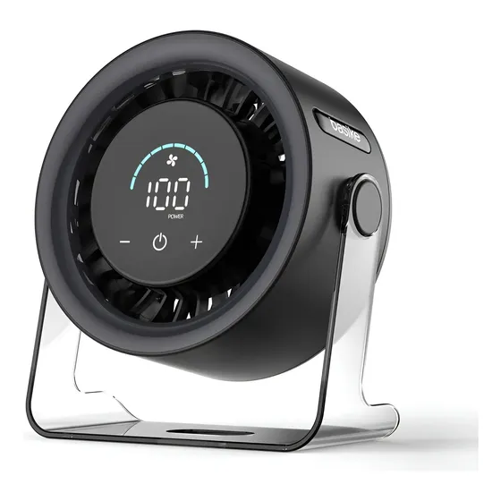 Mini Ventilador De Portátil 30db 5000mah(7h Máx) 100 Níveis