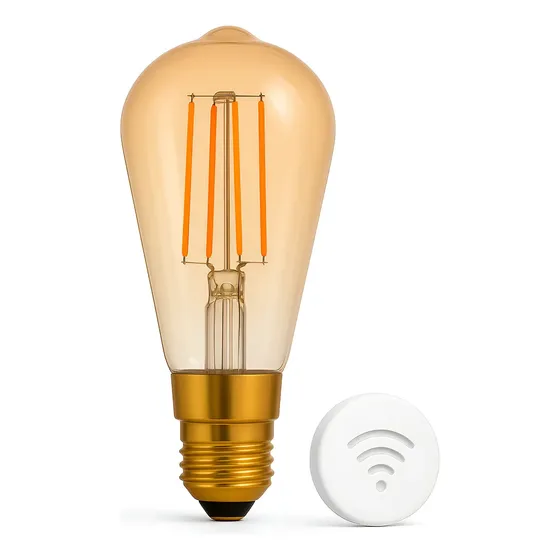 Lâmpada Inteligente De Filamentos Gaya Smart Dimerizável Cor Da Luz Amarela Voltagem