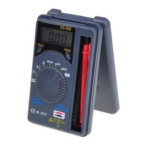 Xb 866 Multimetro Digital Portatil Tamaño Bolsillo