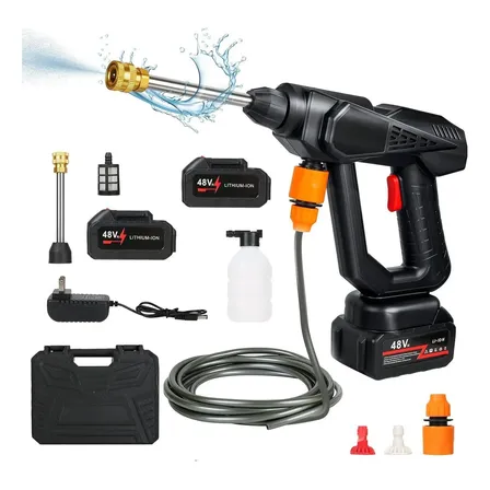 Hidrolavadora Inalámbrica Alta Presión + 2 Baterías + Extras