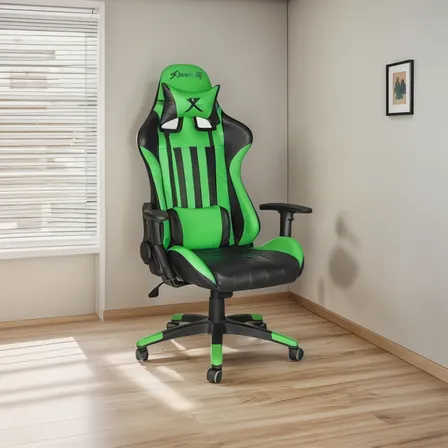 Silla Gamer Racing - Xtrike Me Color Verde