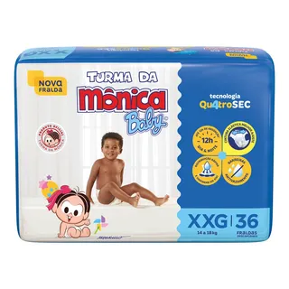 Fralda DescartĂĄvel Turma Da MĂŽnica Baby Xxg Pacote 36 Unidades Fralda DescartĂĄvel Turma Da MĂŽnica Baby Xxg Pacote 36 Unidades