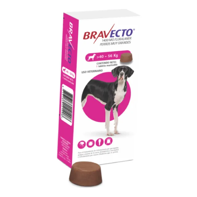 Bravecto Autentico Y Apropiado Para Perros De 40-56kg