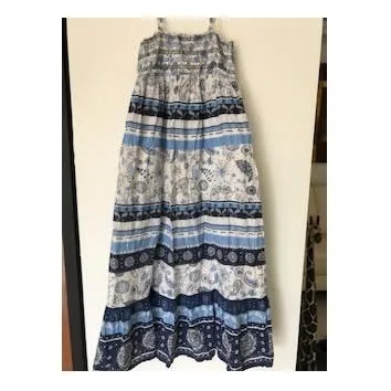 Vestido Largo Con Tiritas, Marca Justice Usado