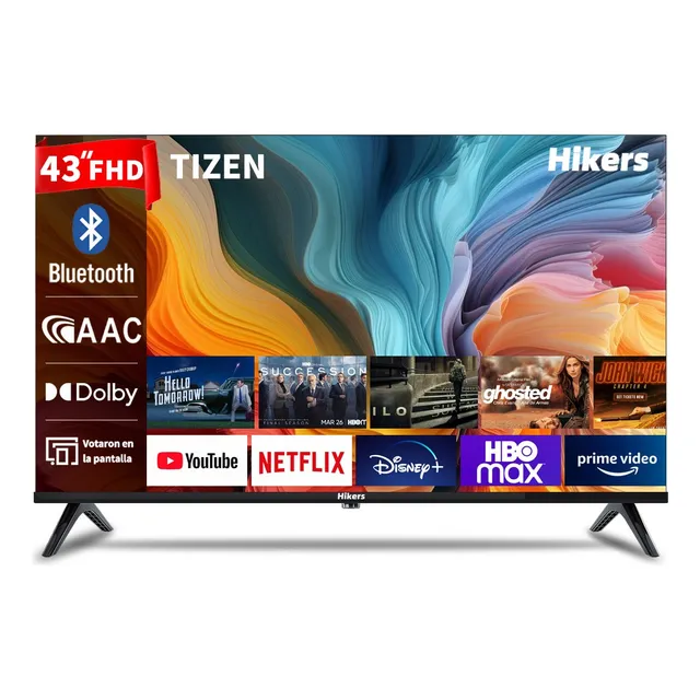 Pantalla Smart Tv 43 Pulgadas Tizen Hikers Hd Dolby