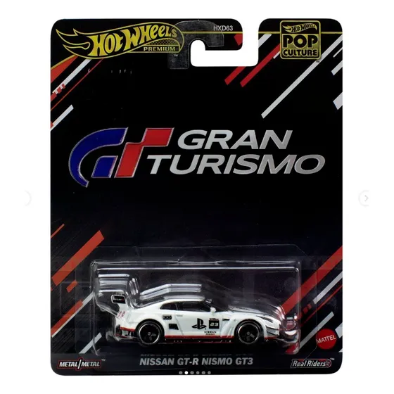 Hot Wheels Premium Gran Turismo Nissan Gtr Nismo Gt3 Color Blanco
