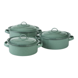 Juego De Budineras De Peltre Color Menta 6 Piezas Cinsa Juego De Budineras De Peltre Color Menta 6 Piezas Cinsa