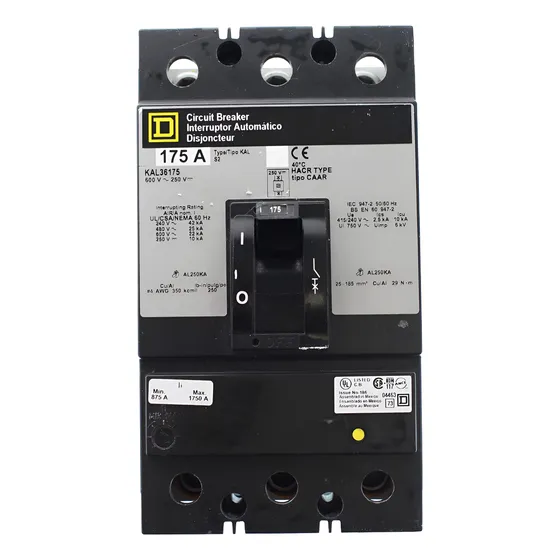 Interruptor Termomagnetico Kal36175 Square D 3p 175amp