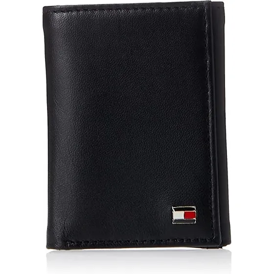 Tommy Hilfiger Billetera Para Hombre, Triple Pliegue,delgada