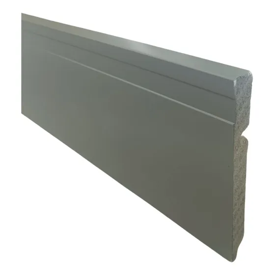 Rodapé 15cm Poliestireno 480 Santa Luzia - Kit Com 8 Metros