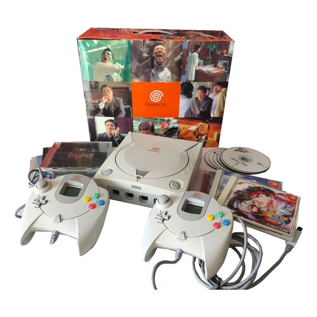 Sega Dreamcast Standard/ President Edition / 2 Controles Blanco