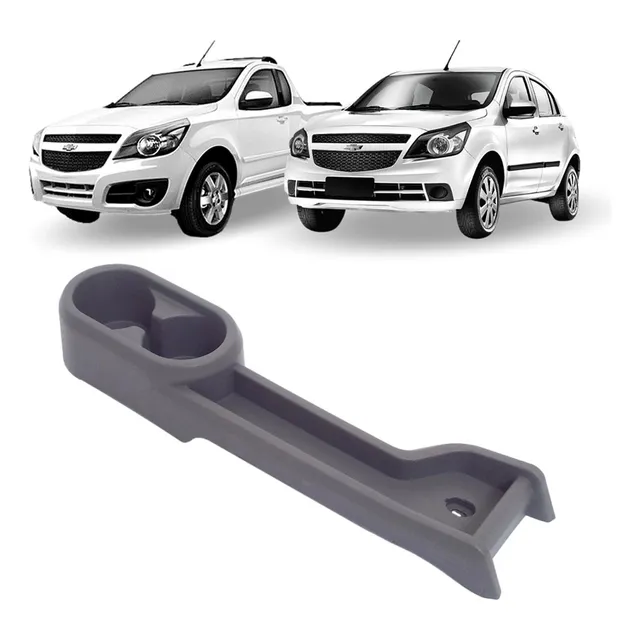Porta Copos Objeto Console Agile Montana 2010 A 2021 Cinza