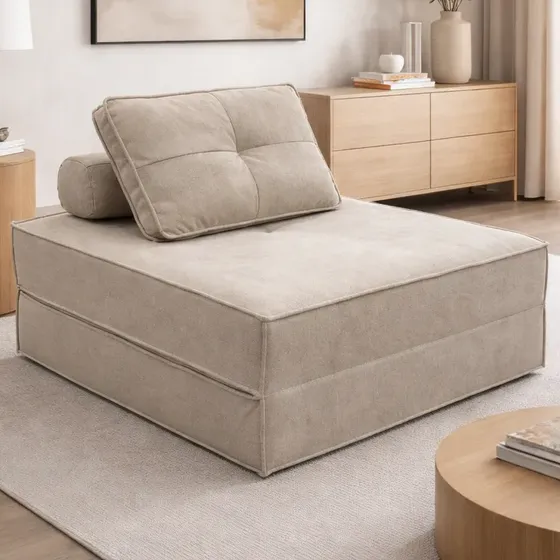 Sillón Cama En Caja Comprimido 2 En 1 Alta Densidad