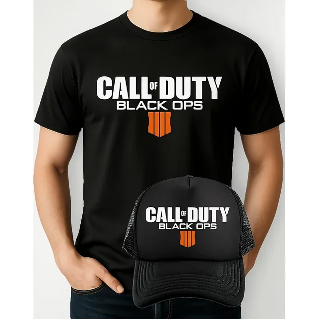 Playera Y Gorra Unisex Call Of Duty Black Ops 4 Gamer