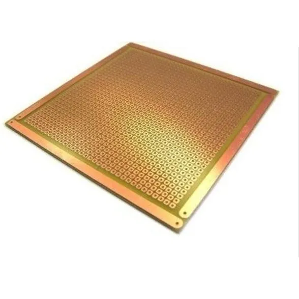 Placa De Fenolite Ilhada 10 X 10 Cm Pcb Perfurada Padrão