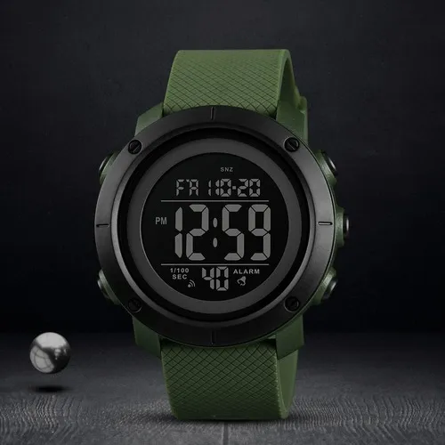 Reloj Skmei 1426 Digital Aro Acero Negro Resiste Al Agua 50m