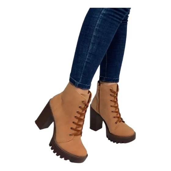 Botines Altos De Dama