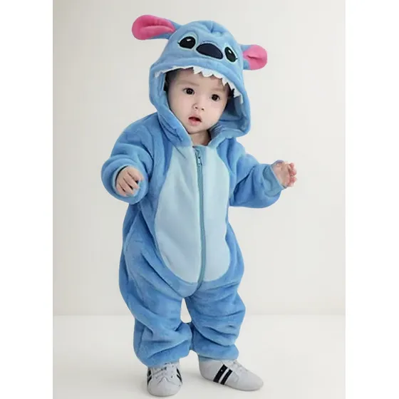Pijama Enterito Infantil Bebe Niño Abrigo