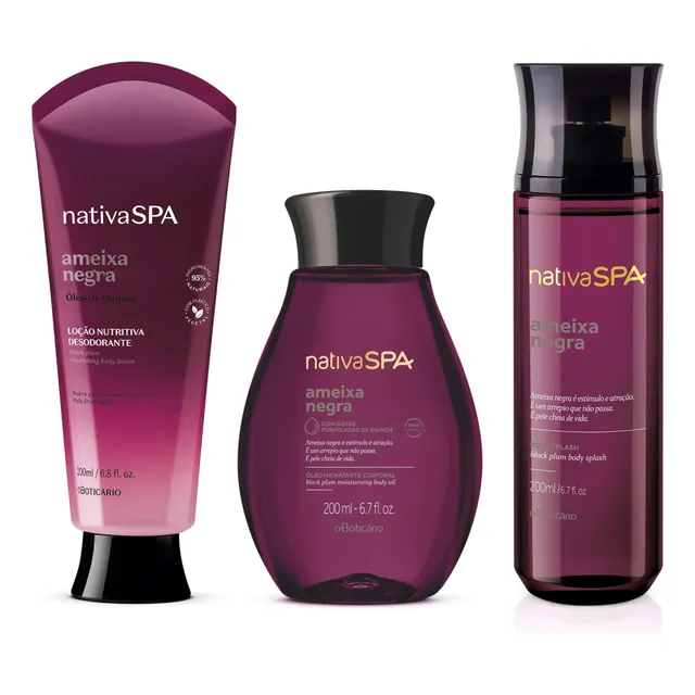 Kit Nativa Spa Ameixa Negra O Boticário