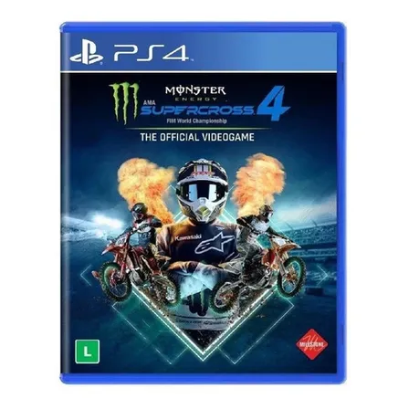 Juego multimedia físico Monster Energy Supercross 4 para Ps4