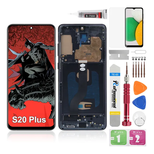 Pantalla Para Samsung S20 Plus Con Marco Incell G985f