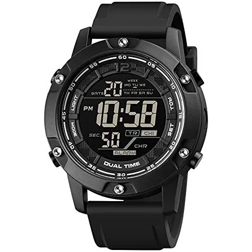 Fanmis Relojes Deportivos Digitales Negro Relojes 22bqe