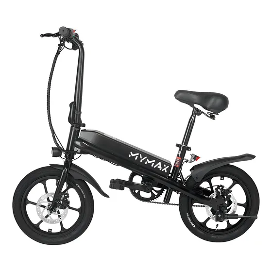 Myway 4.0 cor preto bicicleta eletrica Ebike 45km