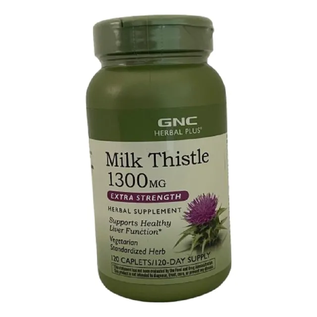 Milk Thistle Extract 1300mg - 120caps Gnc