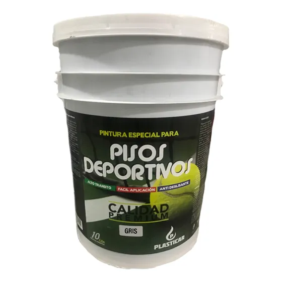 Pintura Para Pisos Deportivos X 10 Lts Plasticar Colornet