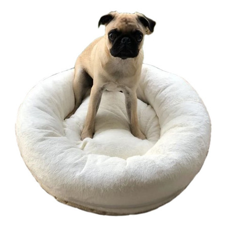 Caminha De Pelúcia Pet Redonda Para Cachorros E Gatos Caminha De Pelúcia Pet Redonda Para Cachorros E Gatos