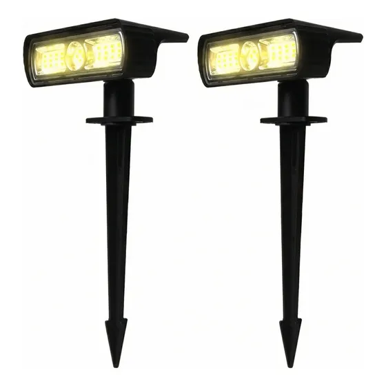 Luminária Solar Espeto Dazzix para Jardim com LED, À Prova de Água IPX8