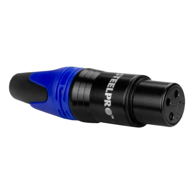 Conector Jack Hembra Steelpro Xlr-pin