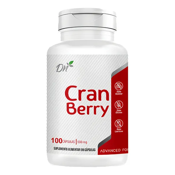 Suplemento Cran Berry 500mg 100 Cápsulas Denature Vitaminas Naturais Sabor Natural Em Pote De 100ml Un