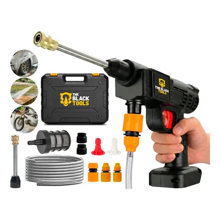 Lavadora Alta Pressão Jato 348 Psi 600w Portátil Acessórios Preto 127/220v 60 Hz