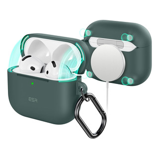 Funda Para AirPods 4 Esr Halolock Con Magsafe Green Funda Para AirPods 4 Esr Halolock Con Magsafe Green