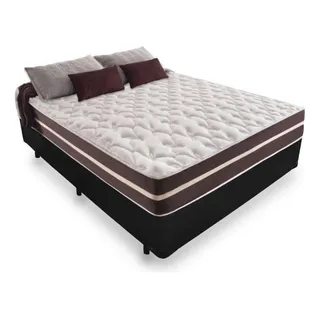 Cama Box Casal + Colchão Molas Prime ColchÔes Classic Cama Box Casal + Colchão Molas Prime ColchÔes Classic