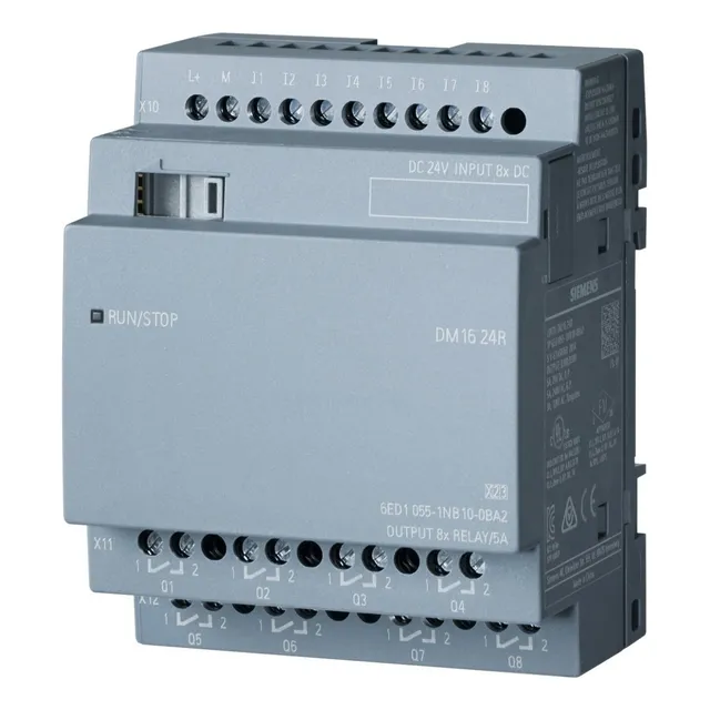 Modulo Logo V8! Dm16 24 (8ed 24 Vcc+ 8s Trans) Siemens