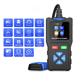 Escáner Automotriz Obd2 Lector De Codigos De Babefas® T100 Escáner Automotriz Obd2 Lector De Codigos De Babefas® T100