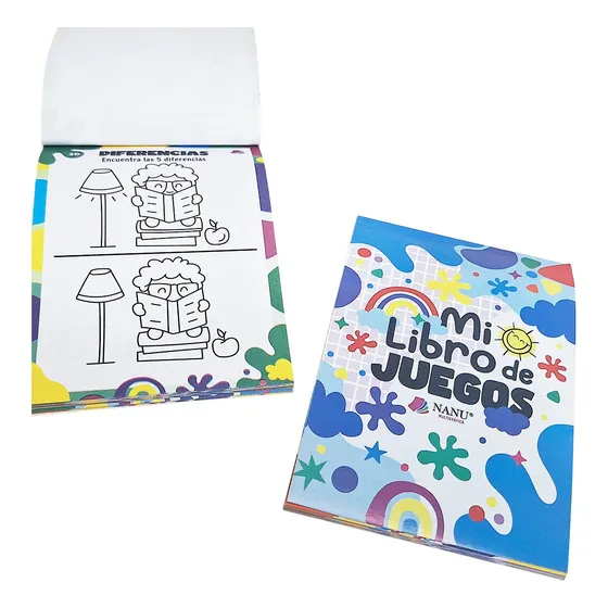 Souvenir Libro De Juegos - Actividades - Cumpleaños X25u