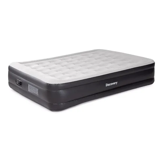 Colchón Cama Inflable Eléctrico Queen Discovery (2 Plazas) Color Gris