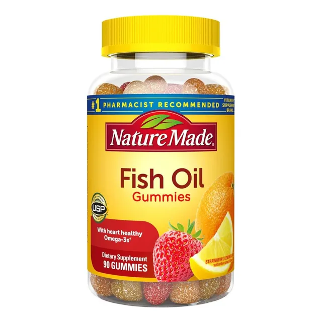 Aceite De Pescado Con Omega 3 Nature Made 90 Gomitas