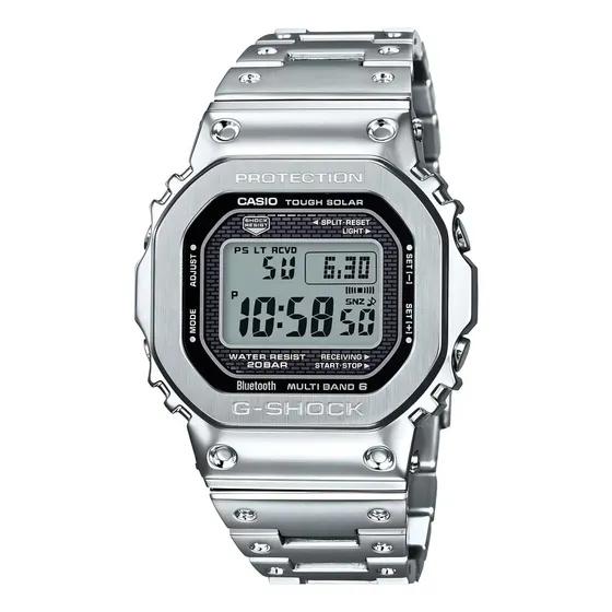 Reloj Casio G-shock Estándar Digital Gmw-b5000 Plateado