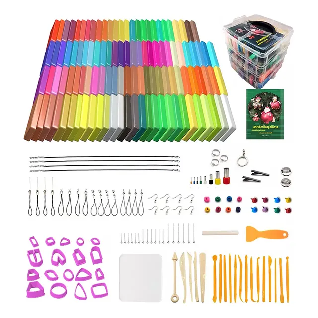Arcilla Moldeable Polimérica Conjunto 110 Colores Color Toallas Y Toallas De Baño Coloridas